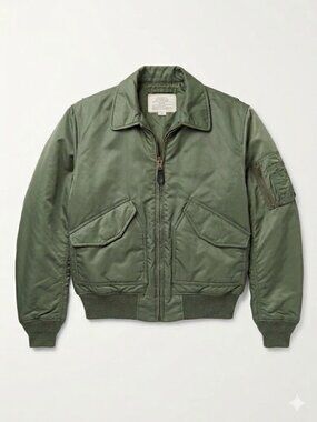 Vintage CWU-45/P Flyer's Flight Jacket Pilot Aviator Bomber L